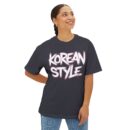 Korean style Unisex Oversized Boxy Tee