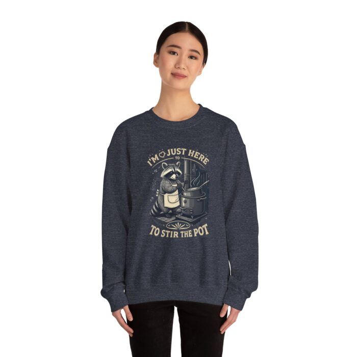 I am just here Unisex Heavy Blend™ Crewneck Sweatshirt - Image 20