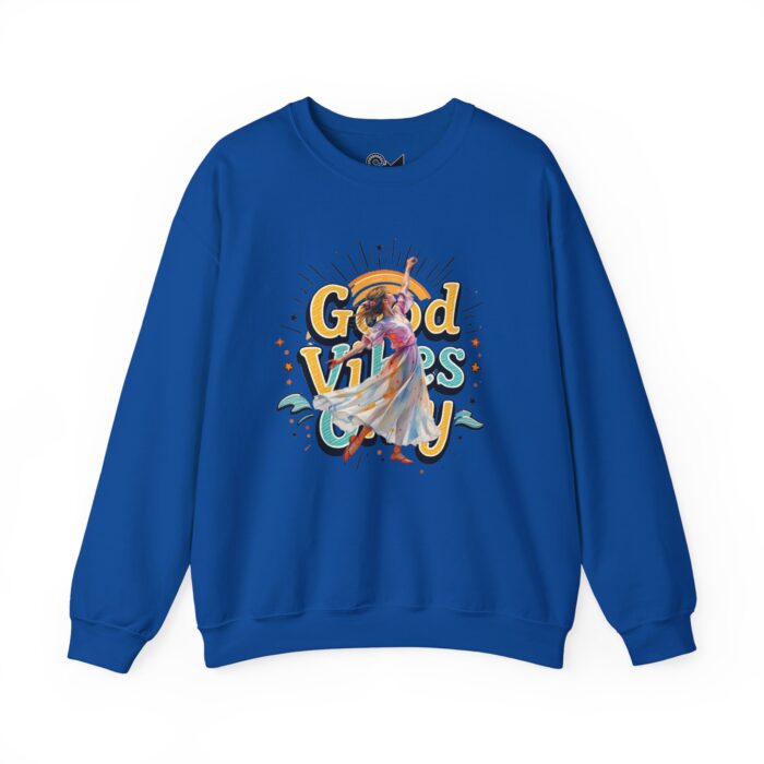 Good vibes only Unisex Heavy Blend™ Crewneck Sweatshirt - Image 41