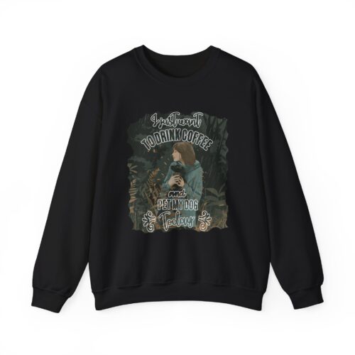 Pet my dog today Unisex Heavy Blend™ Crewneck Sweatshirt