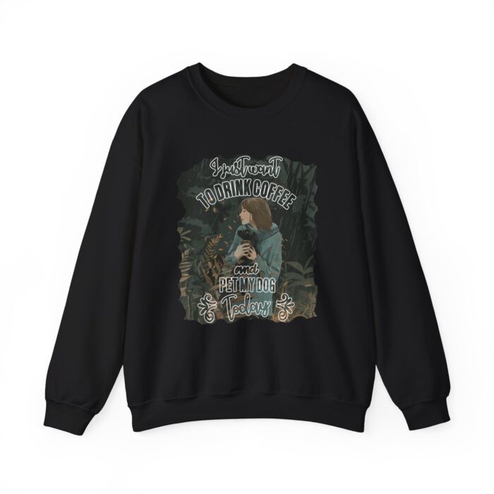Pet my dog today Unisex Heavy Blend™ Crewneck Sweatshirt