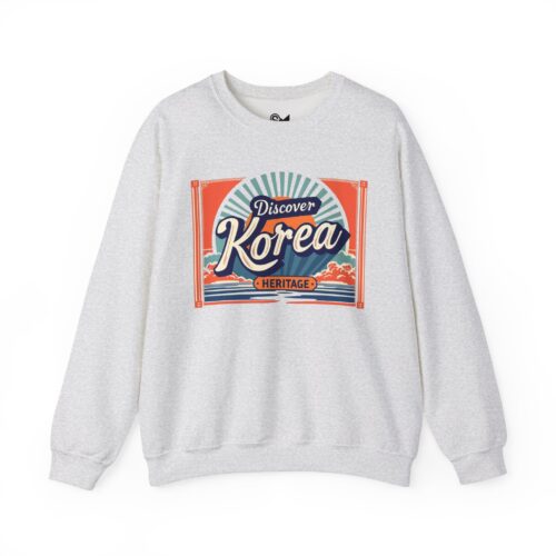 Discover Korea heritage Unisex Heavy Blend™ Crewneck Sweatshirt