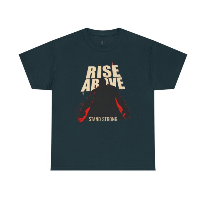 Rise above Unisex Heavy Cotton Tee - Image 9