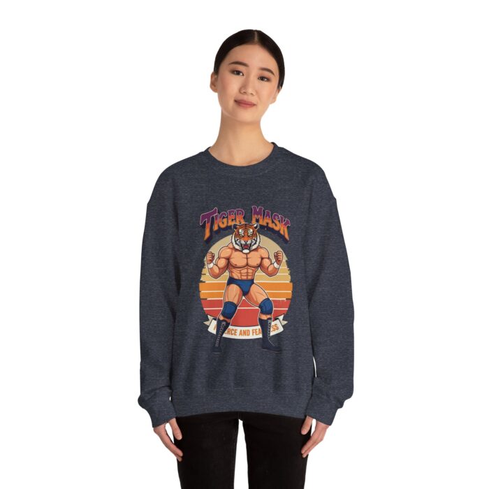 Tiger Mask Unisex Heavy Blend™ Crewneck Sweatshirt - Image 24