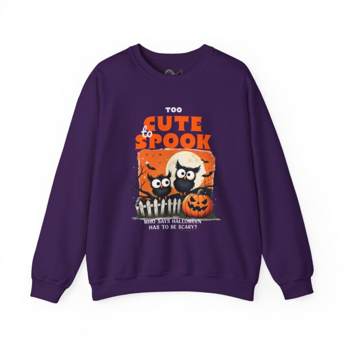 Too cute to spook Unisex Heavy Blend™ Crewneck Sweatshirt - Image 25