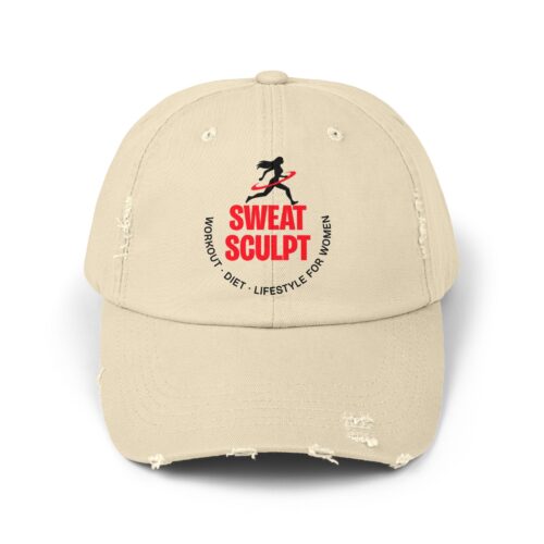 Sweat Sculpt Unisex Distressed Cap