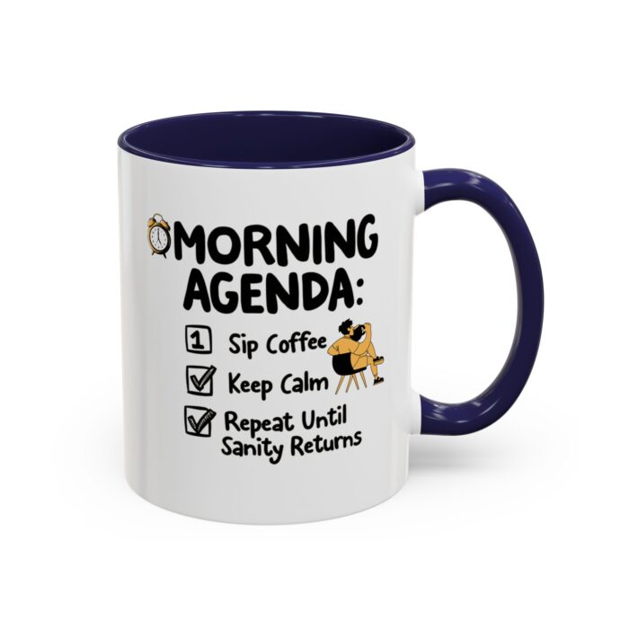 Morning Agenda Accent Coffee Mug (11, 15oz) - Image 6