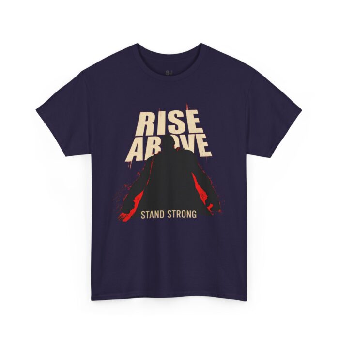 Rise above Unisex Heavy Cotton Tee - Image 19