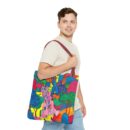The hillside village in Korea Tote Bag (AOP)