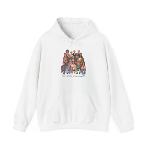 Definitely not my family photo Unisex Heavy Blend™ Hooded Sweatshirt