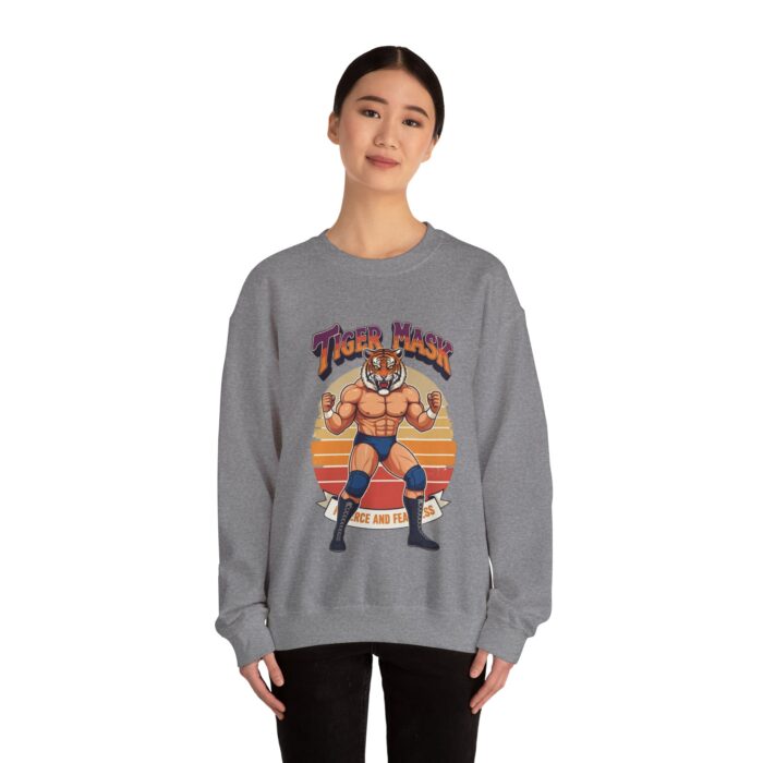 Tiger Mask Unisex Heavy Blend™ Crewneck Sweatshirt - Image 16