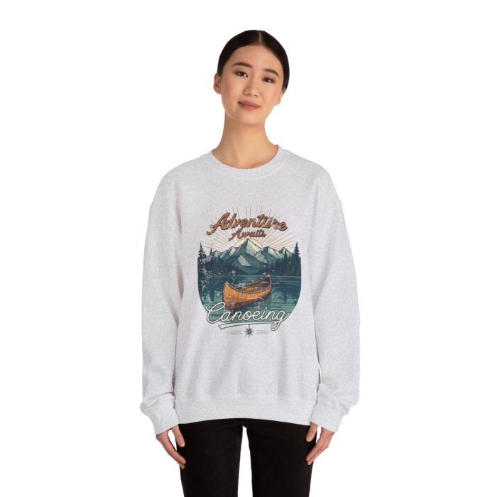 Canoeing Unisex Heavy Blend™ Crewneck Sweatshirt - Image 8