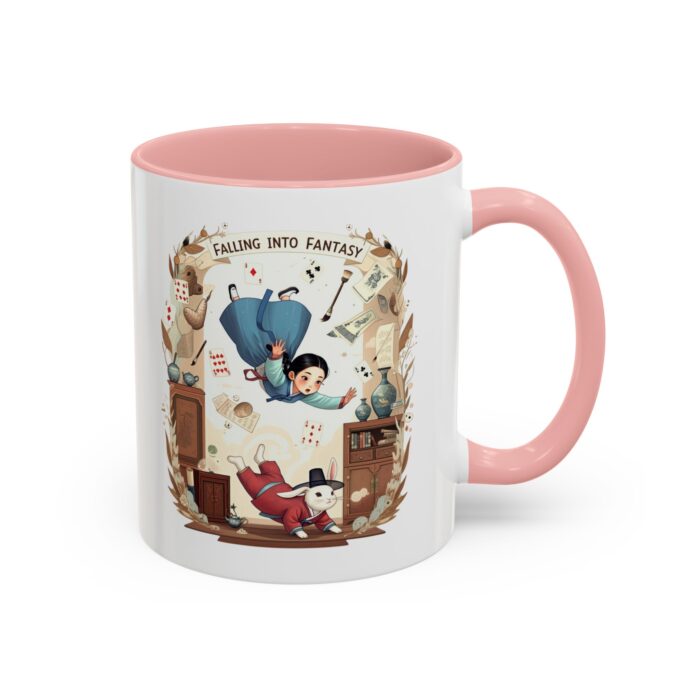 Falling into fantasy Accent Coffee Mug (11, 15oz) - Image 10