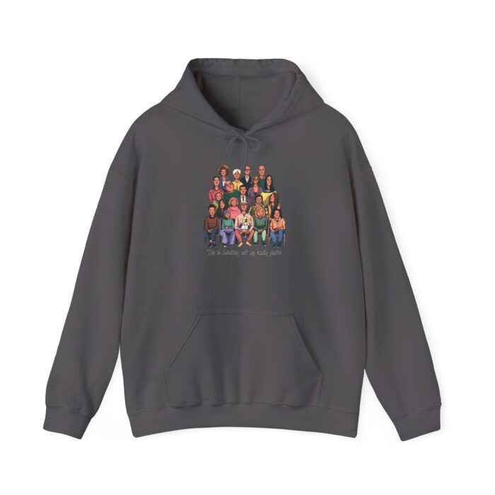 Definitely not my family photo Unisex Heavy Blend™ Hooded Sweatshirt - Image 29
