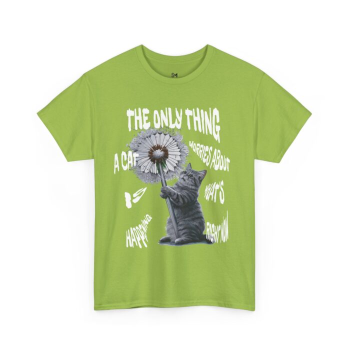Cat worries Unisex Heavy Cotton Tee - Image 15