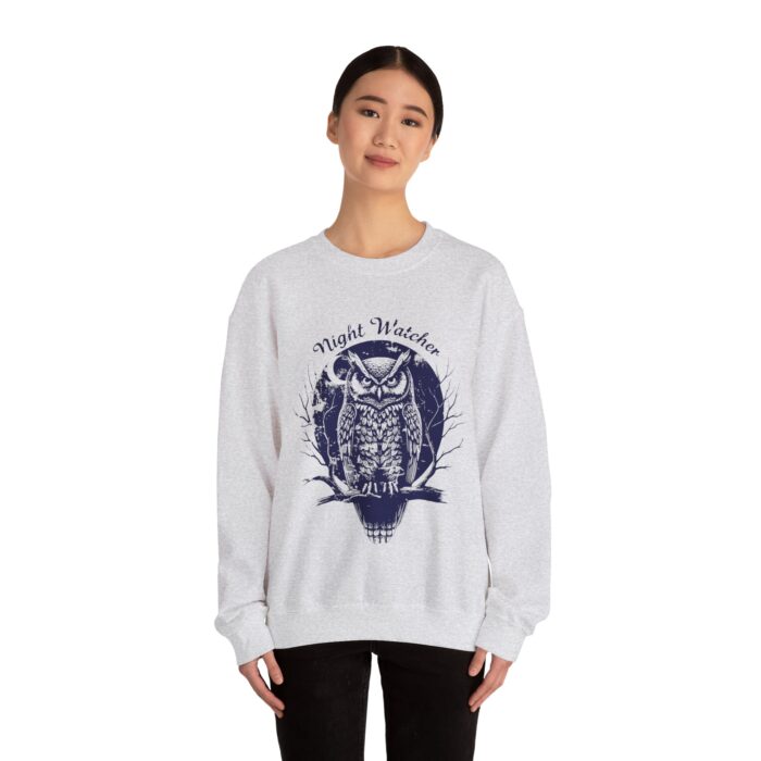 Night watcher Unisex Heavy Blend™ Crewneck Sweatshirt - Image 4