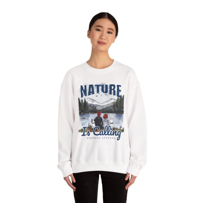 Nature is calling Unisex Heavy Blend™ Crewneck Sweatshirt - Image 4