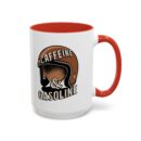 Caffein $ Gasoline Accent Coffee Mug (11, 15oz)