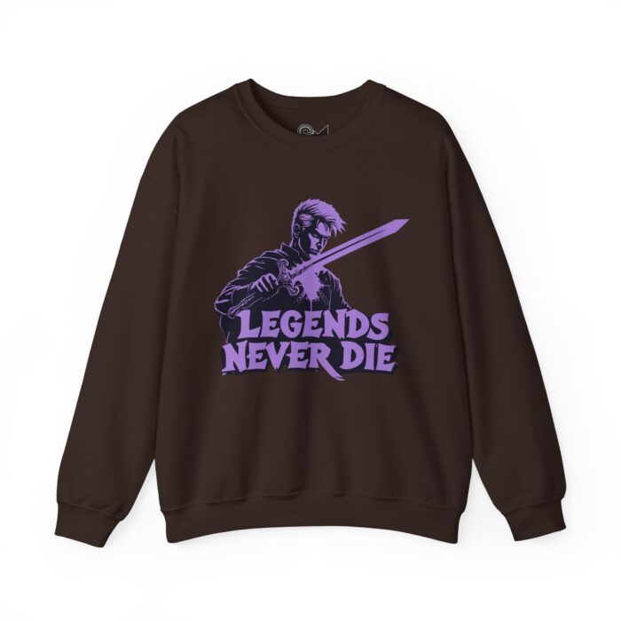Legends never die Unisex Heavy Blend™ Crewneck Sweatshirt - Image 9