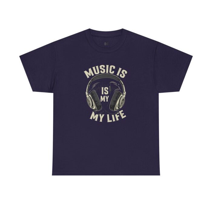 Music is my life Unisex Heavy Cotton Tee - Image 17