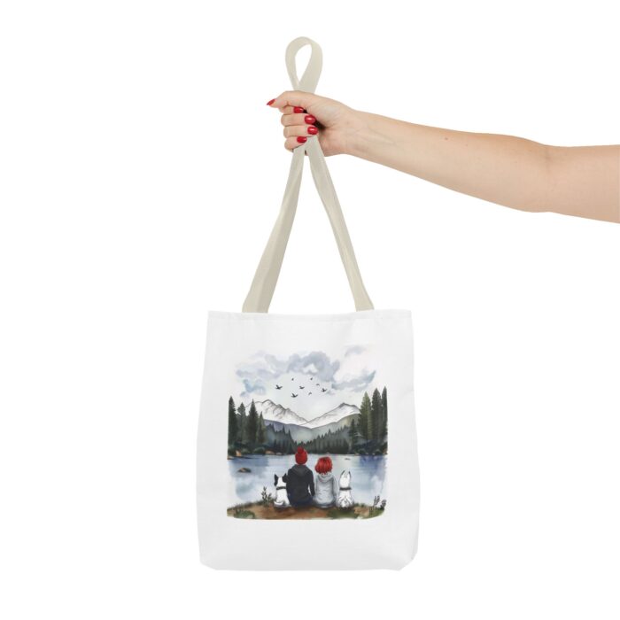 Two dogs, you and me Tote Bag (AOP) - Image 16