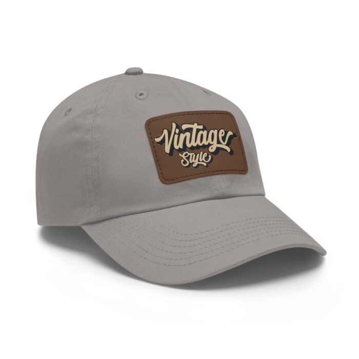 Vintage style Hat with Leather Patch (Rectangle) - Image 26