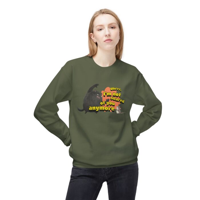 I'm not scared of you anymore Unisex Midweight Softstyle Fleece Crewneck Sweatshirt - Image 11