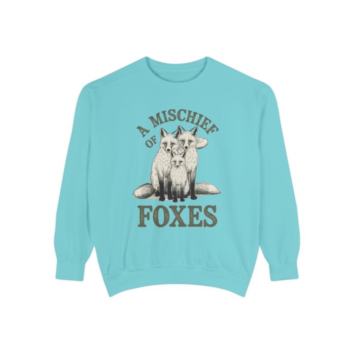 A mischief of Foxes Unisex Garment-Dyed Sweatshirt - Image 17