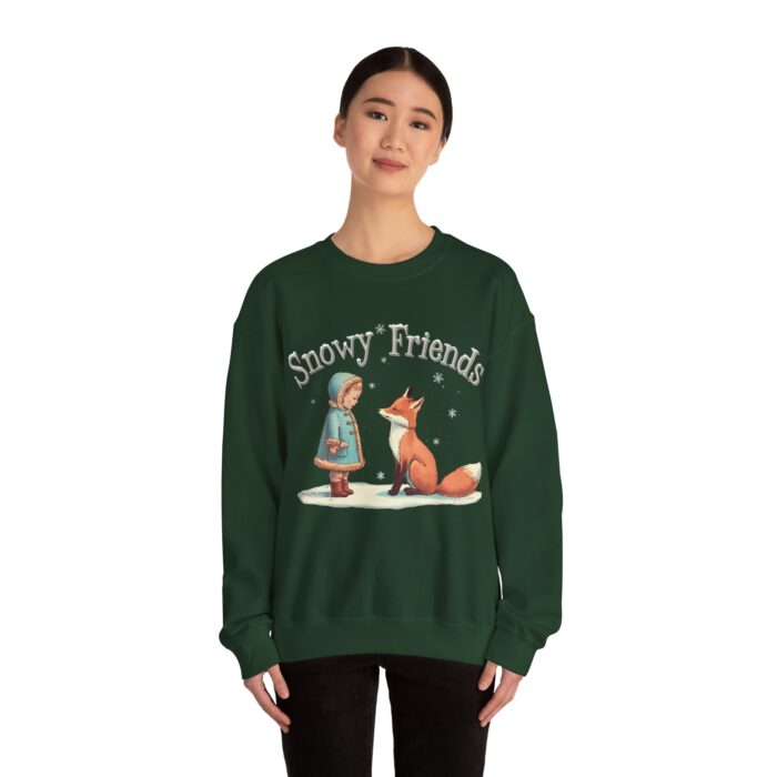 Snowy Friends Unisex Heavy Blend™ Crewneck Sweatshirt - Image 20