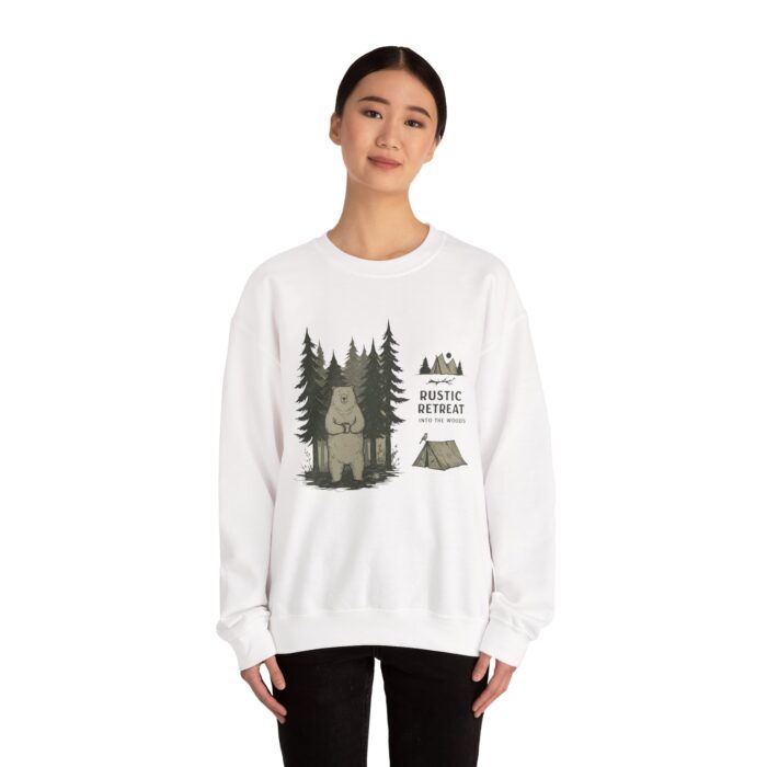 Rustic retreat Unisex Heavy Blend™ Crewneck Sweatshirt - Image 4