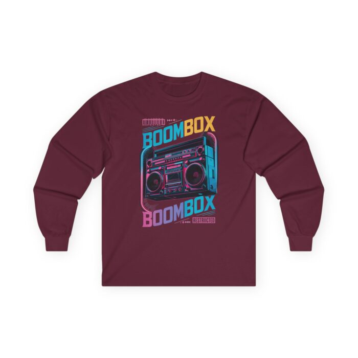 Boom box Unisex Ultra Cotton Long Sleeve Tee - Image 16