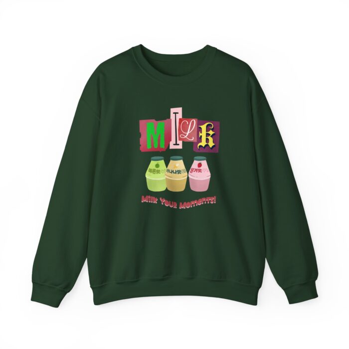 Milk your moment! Unisex Heavy Blend™ Crewneck Sweatshirt - Image 25