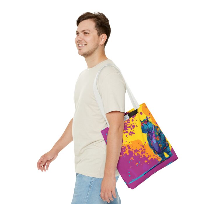 Stylish Hippo Tote Bag (AOP) - Image 31