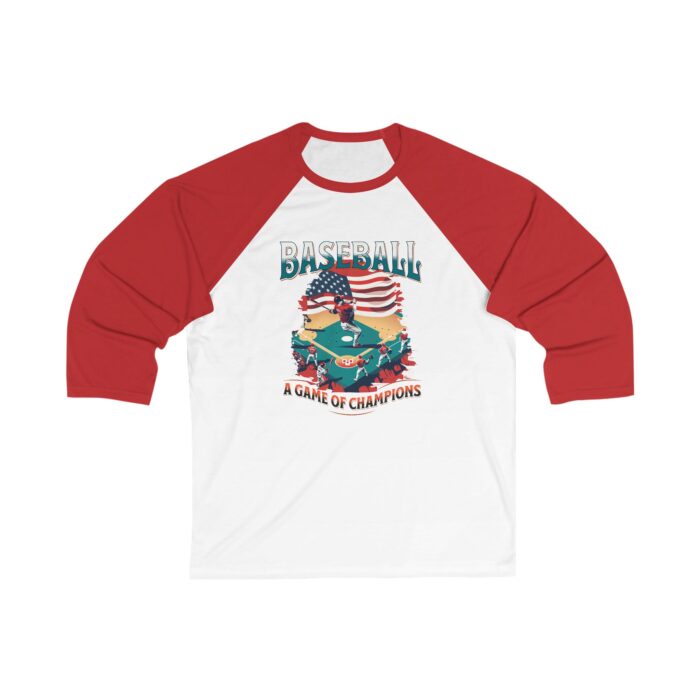 Game of Champion Unisex 34 Sleeve Baseball Tee - Image 7