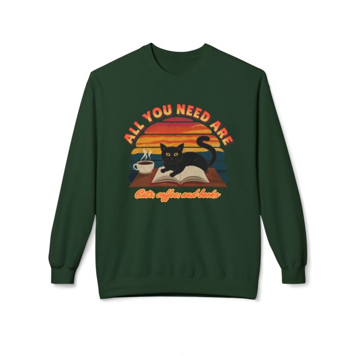 All you need are Unisex Midweight Softstyle Fleece Crewneck Sweatshirt - Image 21