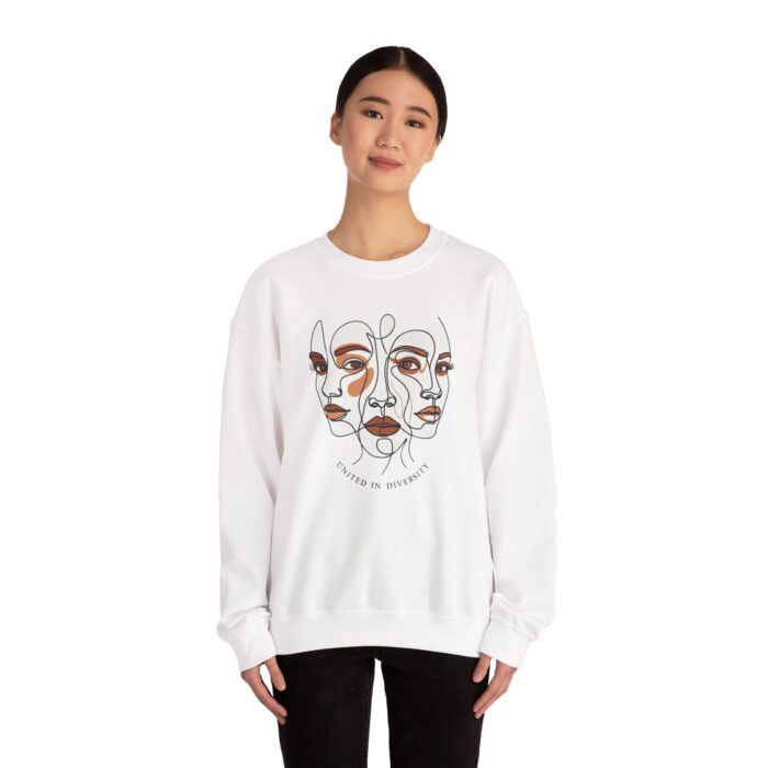United in Diversity Unisex Heavy Blend™ Crewneck Sweatshirt - Image 4