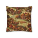 Map of Memories II Spun Polyester Square Pillowcase