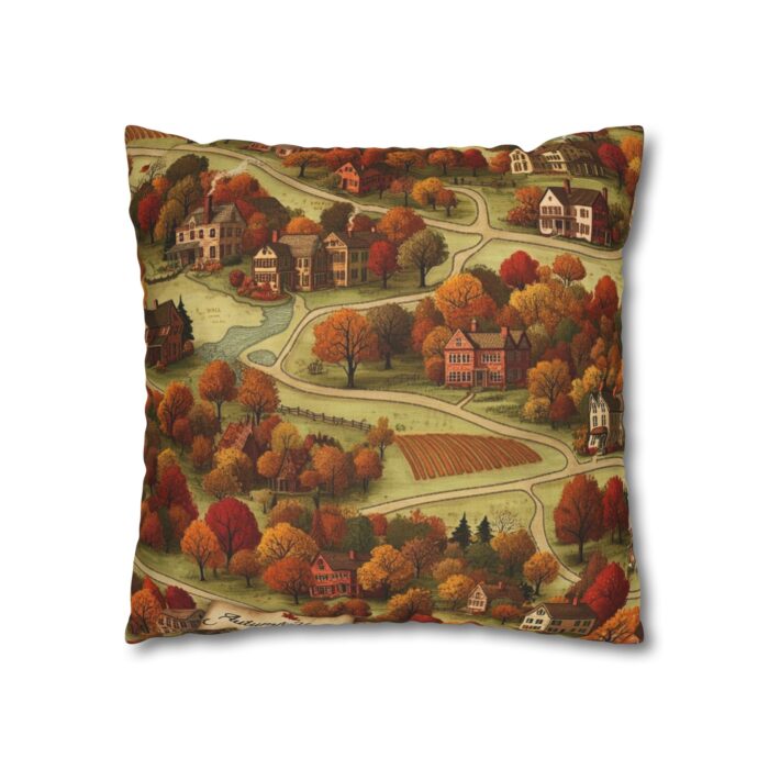 Map of Memories II Spun Polyester Square Pillowcase - Image 7