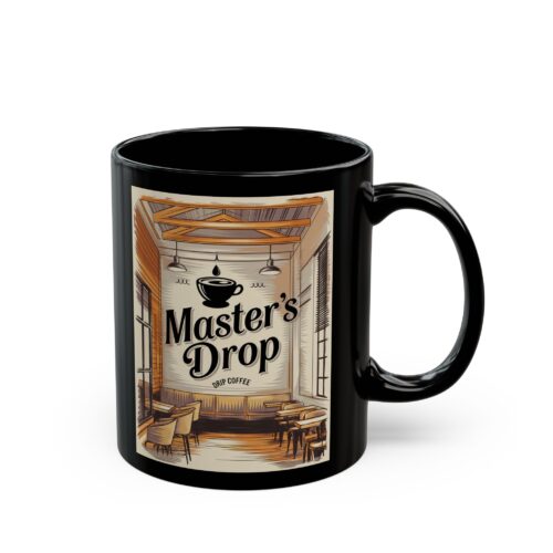 Drip Coffee Black Mug (11oz, 15oz)
