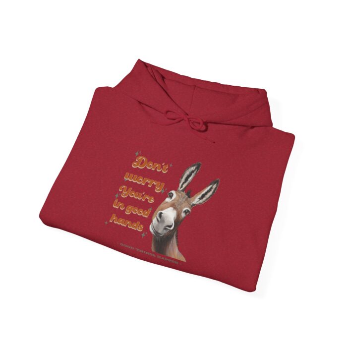 Don't worry you're in good hands Unisex Heavy Blend™ Hooded Sweatshirt - Image 44