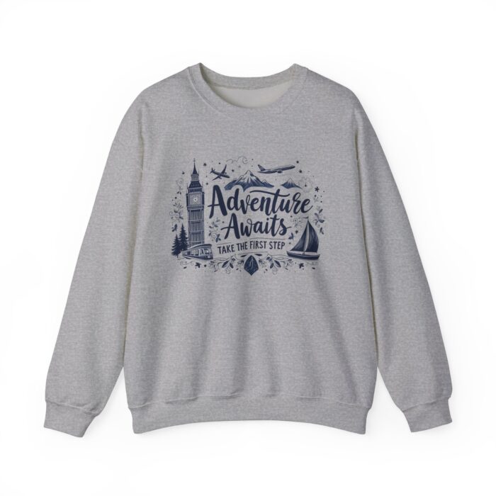 Take the first step Unisex Heavy Blend™ Crewneck Sweatshirt - Image 9