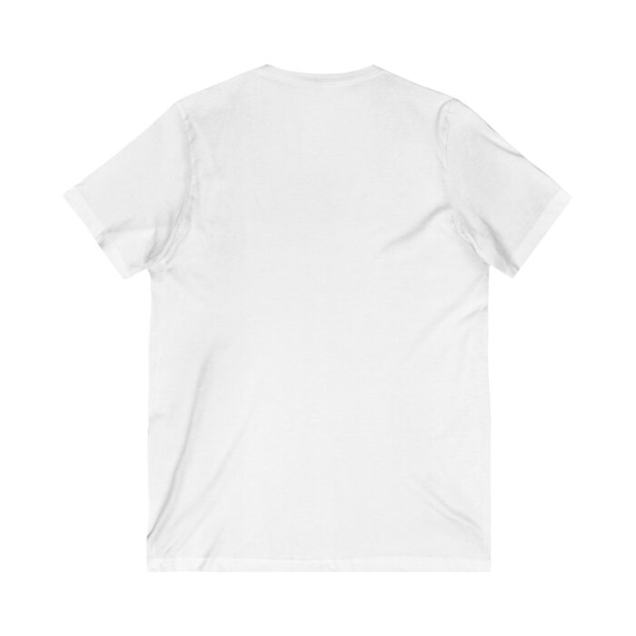 Jesus was a carpenter Unisex Jersey Short Sleeve V-Neck Tee - Image 2