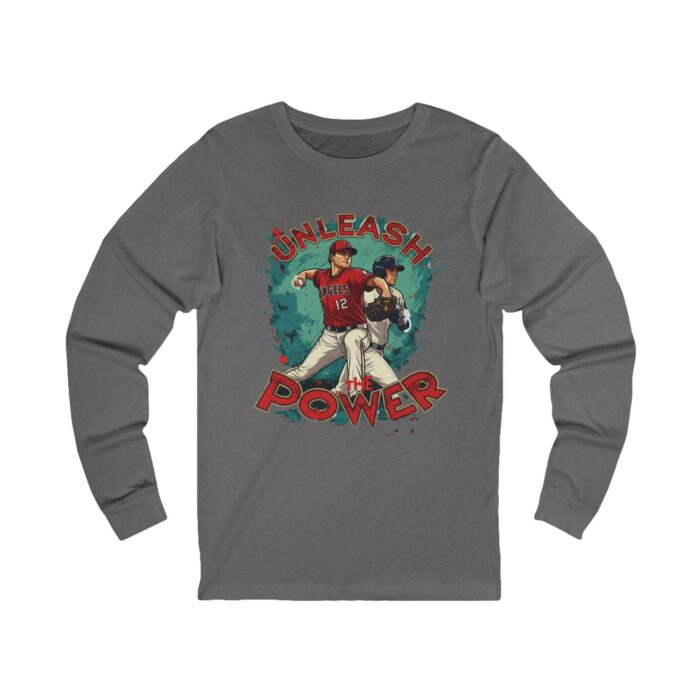 Unleash the power Unisex Jersey Long Sleeve Tee - Image 7