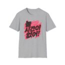 Motivational Unisex Softstyle T-Shirt: '놀 시간이 없어!'