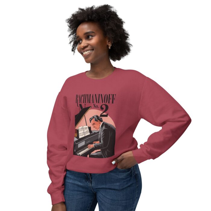 Rachmaninoff No. 2 Unisex Lightweight Crewneck Sweatshirt - Image 35