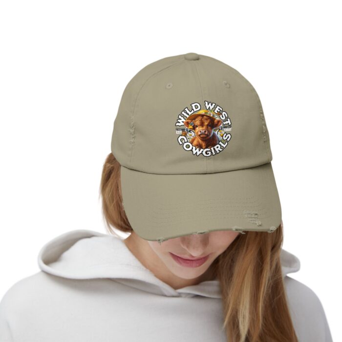 Wild West Cow Girls Unisex Distressed Cap - Image 16