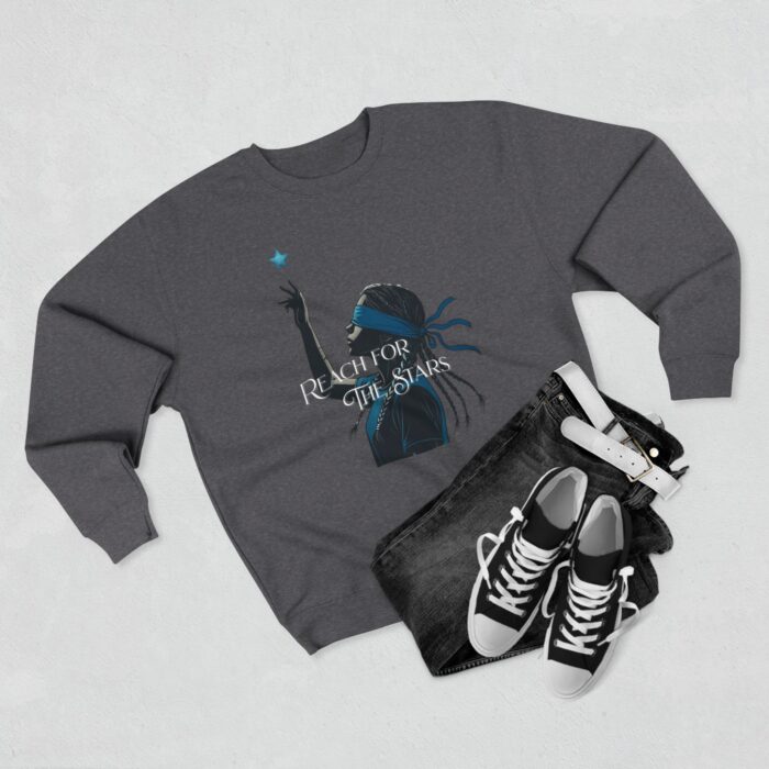 Reach for the stars Unisex Crewneck Sweatshirt - Image 3