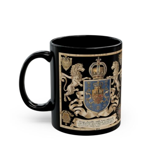 Royal heritage Black Mug (11oz, 15oz)
