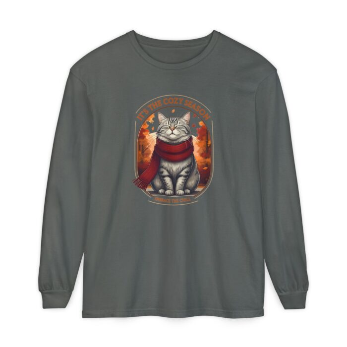 "meta_description": "Experience cozy comfort with our unisex garment-dyed long sleeve t-shirt, crafted from 100% ring-spun cotton.",