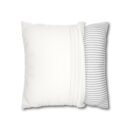 Silent night Faux Suede Square Pillowcase